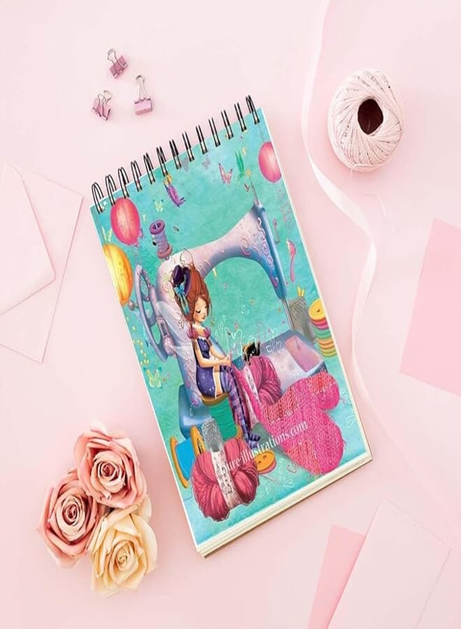 An organizational notebook for sewing enthusiasts with an attractive design -8